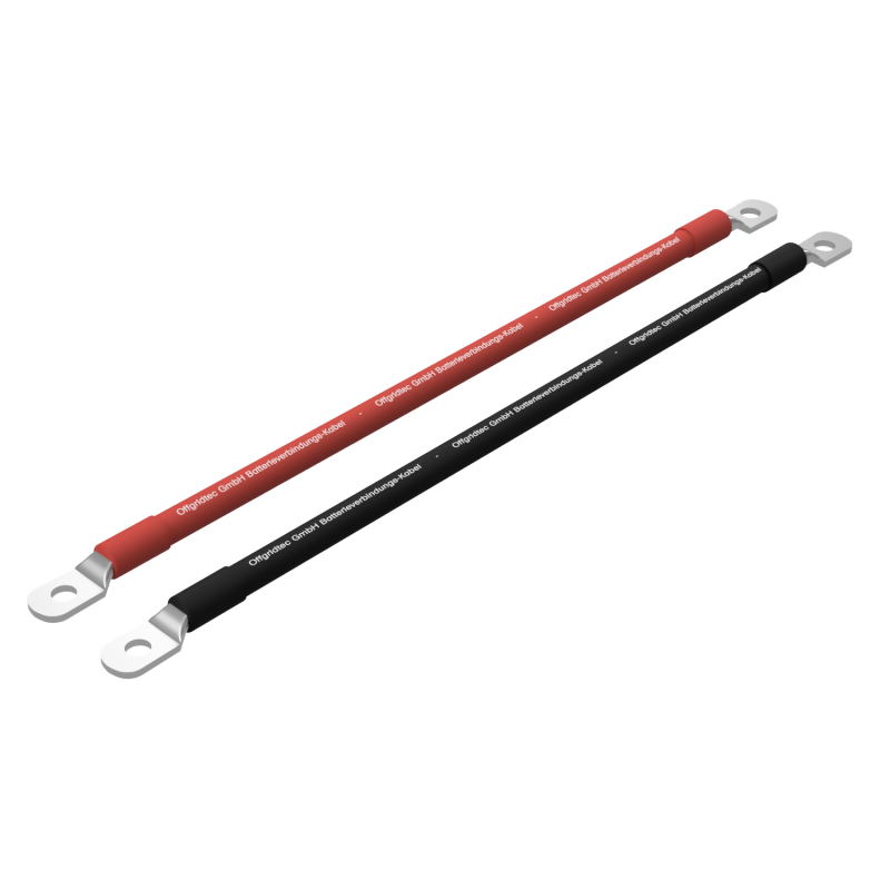 Offgridtec® 1m Batteriekabel 35mm² beidseitig M8 Ösen