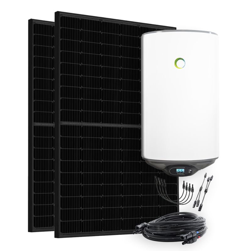 900W Solaranlage mit 80l Fothermo Boiler zur Warmwasseraufbereitung für Garten- oder Berghütte