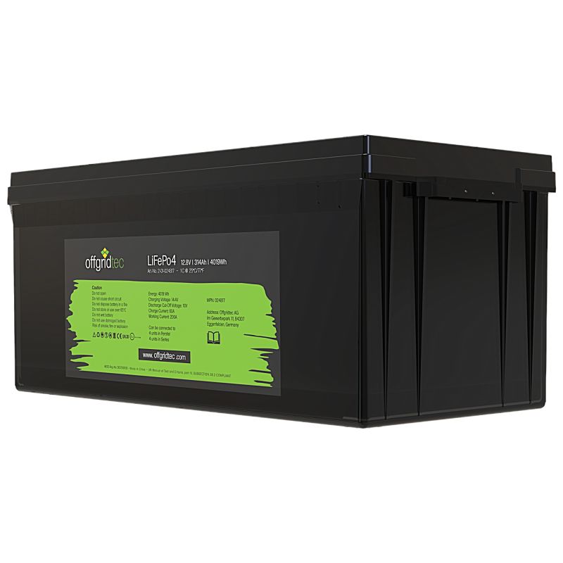Offgridtec LifePo4 Akku 12/314 12,8V 314Ah BMS integriert 4019Wh