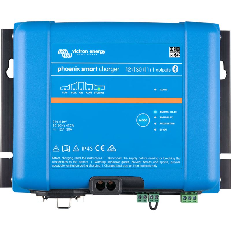 Victron Phoenix Smart IP43 Charger 12/30(1+1) 120-240V