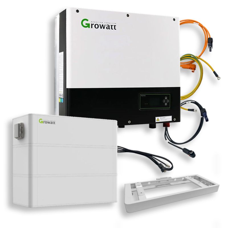 Growatt Nachrüstsatz 5,12kWh ARK SPH 10000TL3 BH-UP Hybrid-Inverter LiFePO4-Speicher