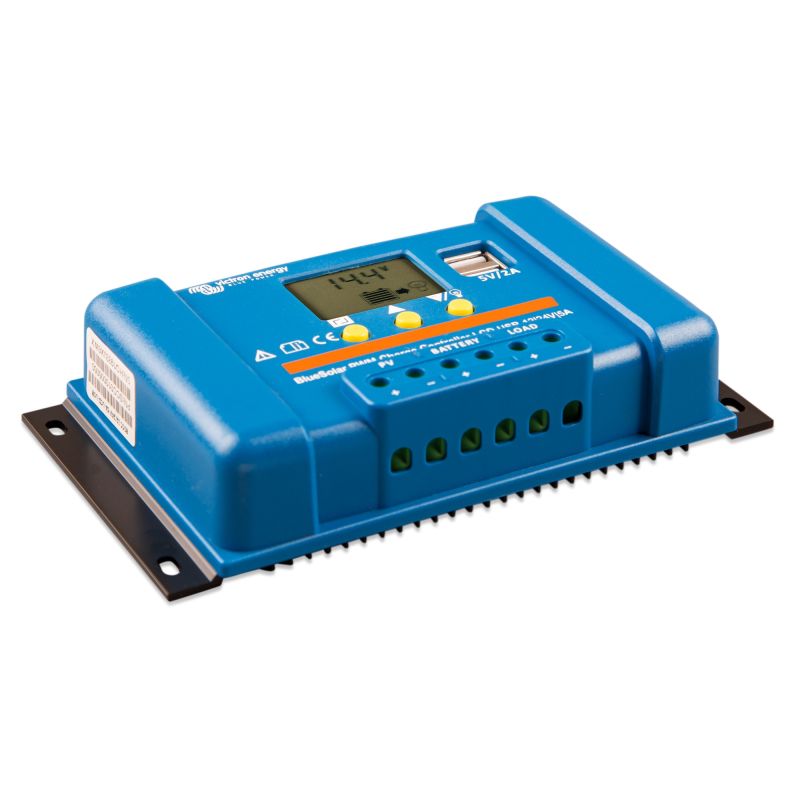 Victron BlueSolar PWM-LCD&USB 12/24V-5A Solar-Laderegler