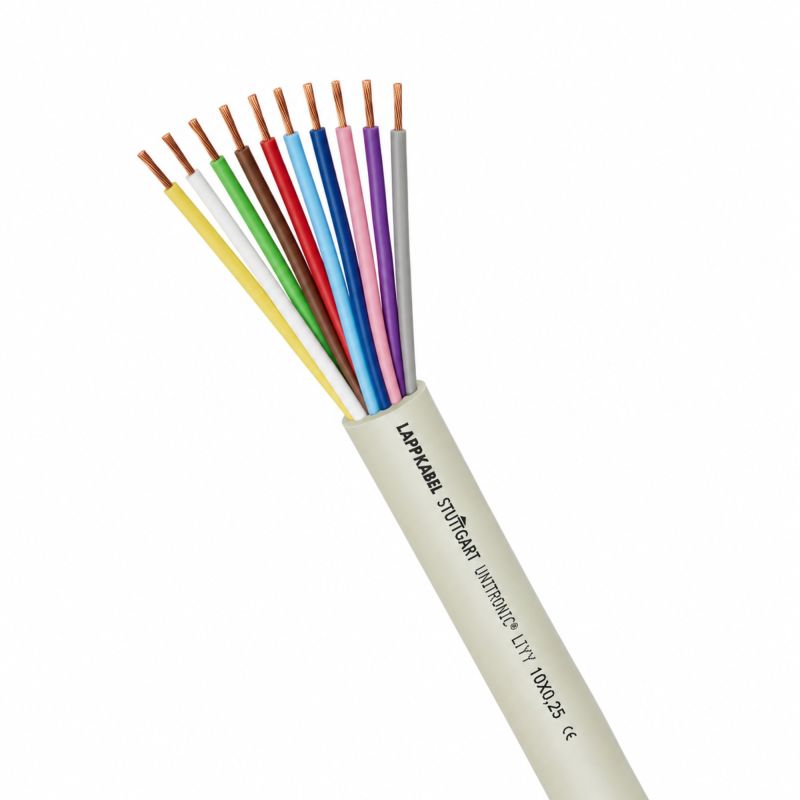 LAPP UNITRONIC LiYY 0028310 10x0,25 Datenleitung 10-adrig 0,25 mm² Meterware