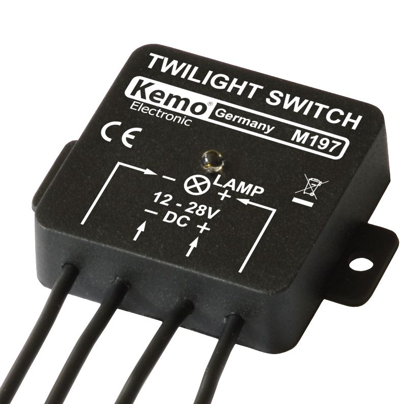 KEMO Dämmerungsschalter 12-28 V/DC