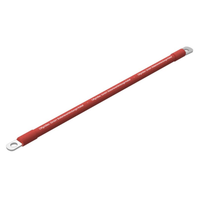 Offgridtec Kabelbrücke 35mm² 0,2m Batteriekabel beidseitig M8 rot