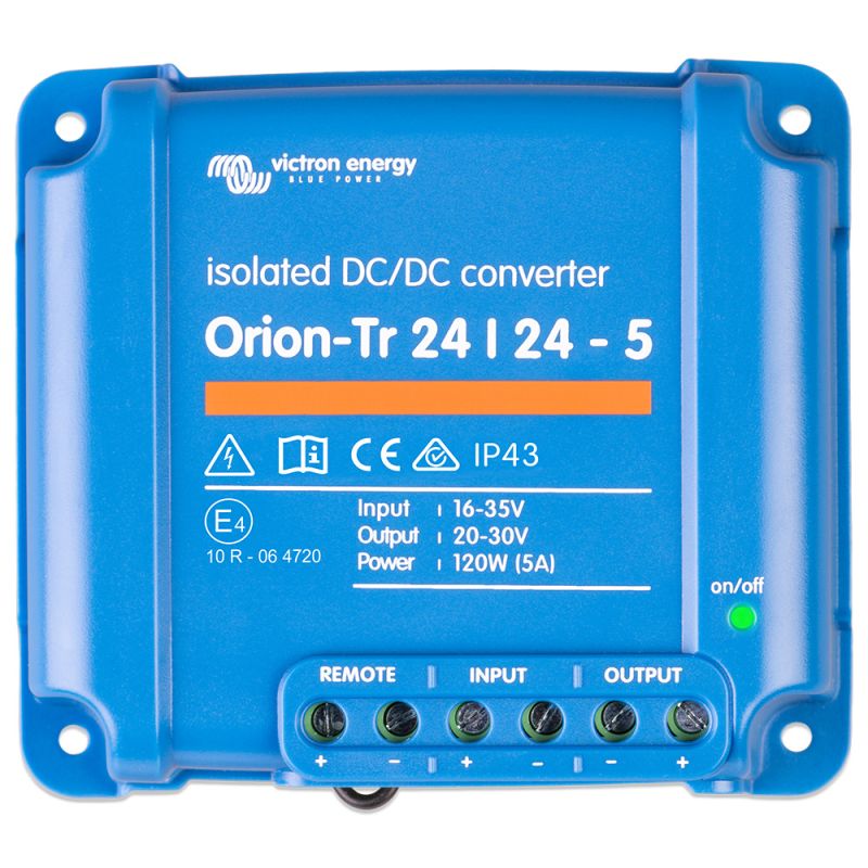 Victron Orion-Tr 24/24-5 isolierter DC DC Konverter 24V auf 24V 5A 120W