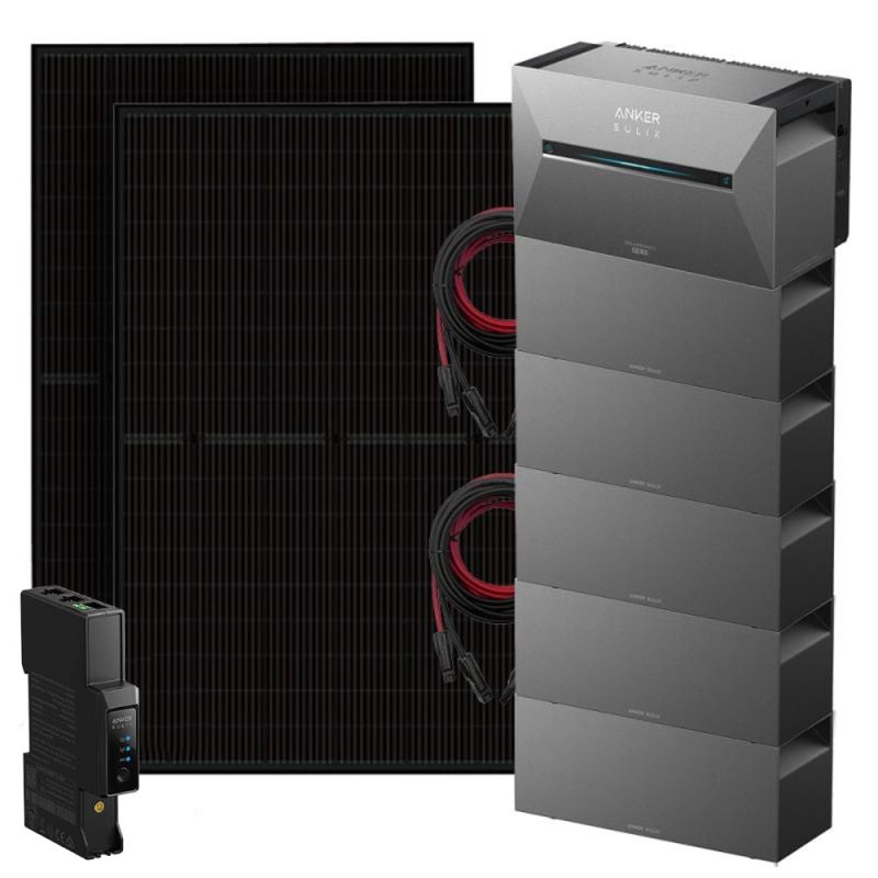 Anker 900W Solix 3 Balkonkraftwerk inkl. 16,13kWh Speicher E2700 BP2700 & Stromzähler
