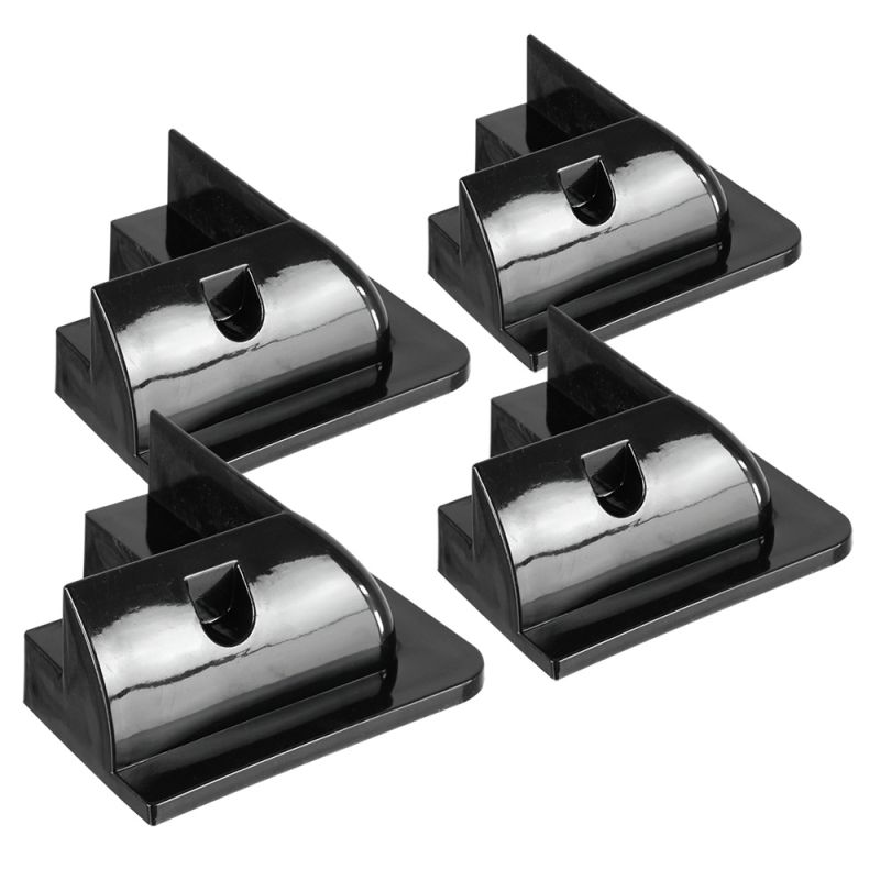 Offgridtec© ABS Eckprofil Set Heavy Duty schwarz 150x150mm