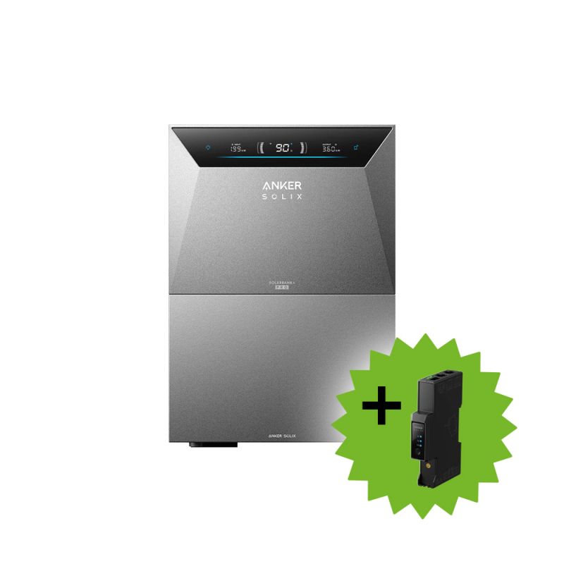 Anker 10kWh SOLIX 4 E5000 PRO All-in-One Speichersystem und BP5000 Erweiterungsakku inkl. Smart Meter