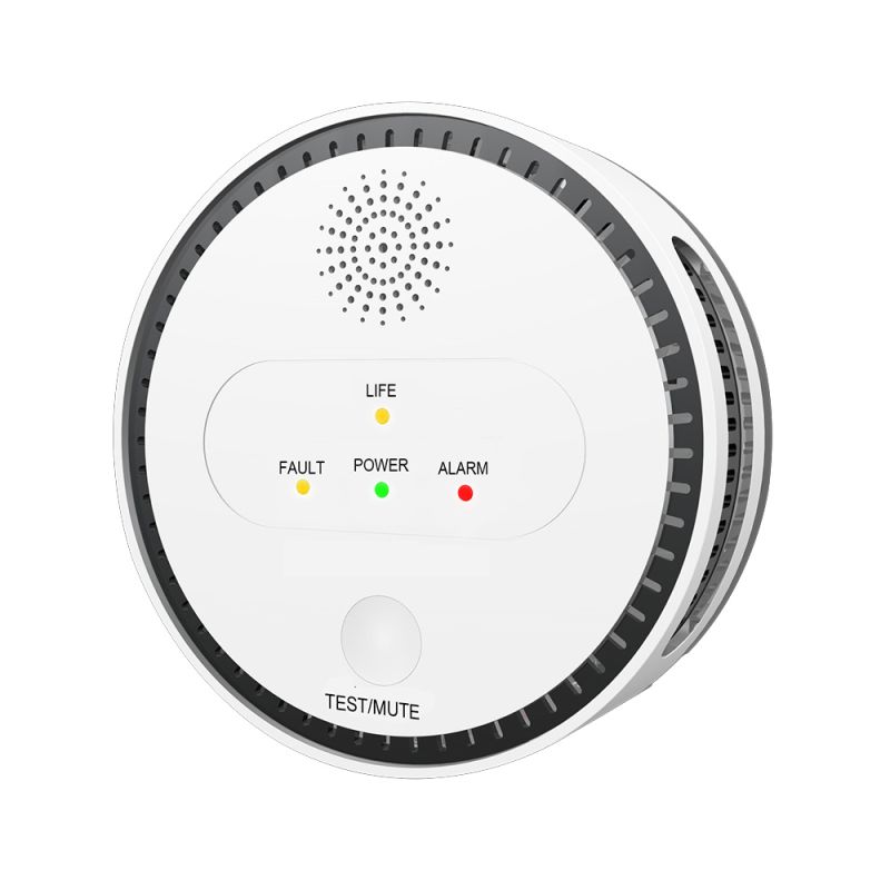 Offgridtec Smart WiFi-Gassensor mit LCD & App | Akustischer und optischer Alarm für brennbare Gase
