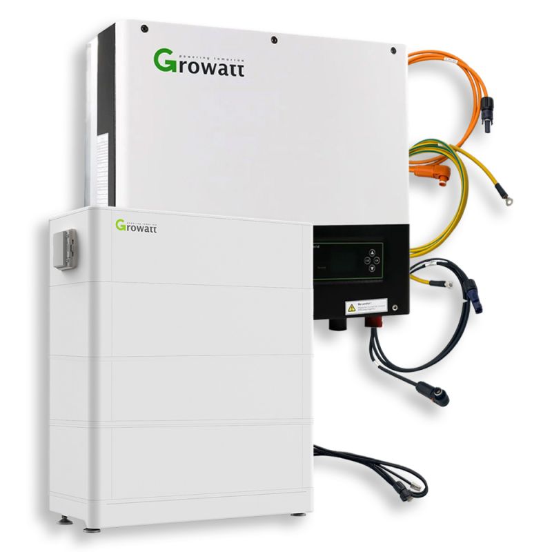 Growatt Nachrüstsatz 5,12kWh ARK SPH 6000TL3 BH-UP Hybrid-Inverter LiFePO4-Speicher