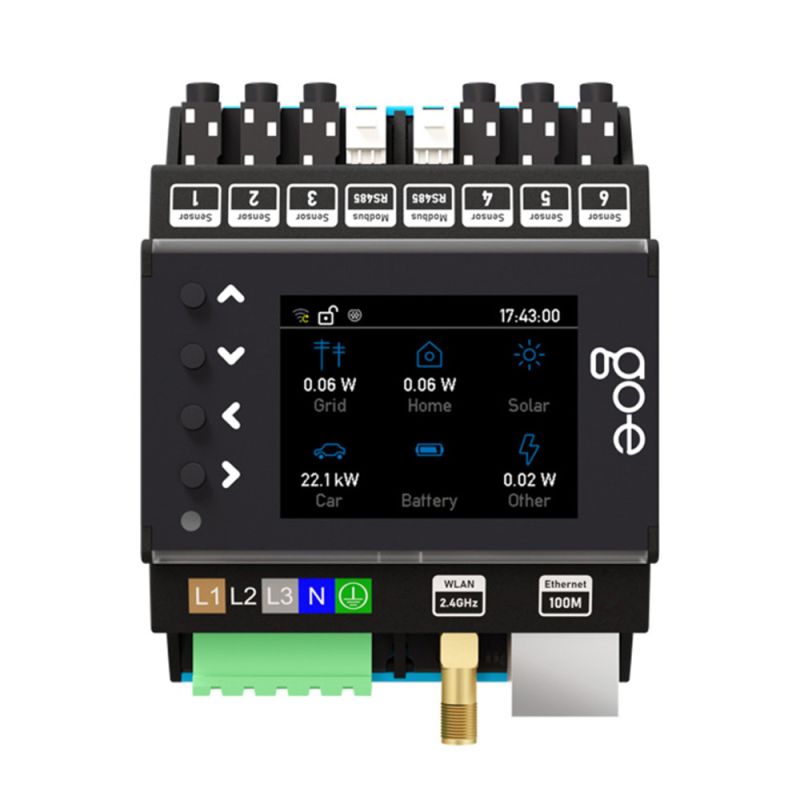 go-e Controller für dynamisches Lastmanagement und PV-Überschuss-Laden Steuerung 1- und 3-phasig