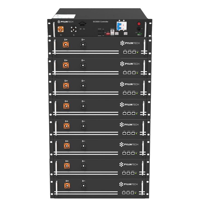 Pylontech Powercube X1 V2 19,2kWh Speicherset H48050 mit BMS SC500-40S