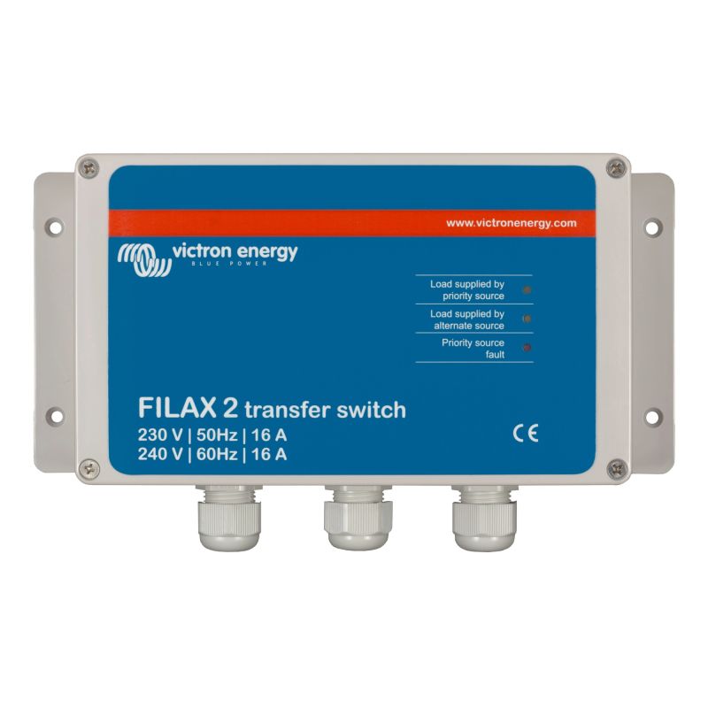 Victron Filax 2 Transferschalter 110V/50Hz–120V/60Hz 16A