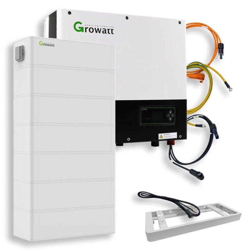 Growatt Nachrüstsatz 15,36kWh ARK SPH 6000TL3 BH-UP Hybrid-Inverter LiFePO4-Speicher