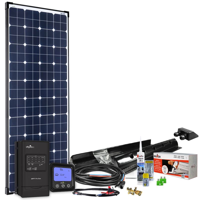150W MPPT 12V Wohnmobil Komplettset EBL-Option