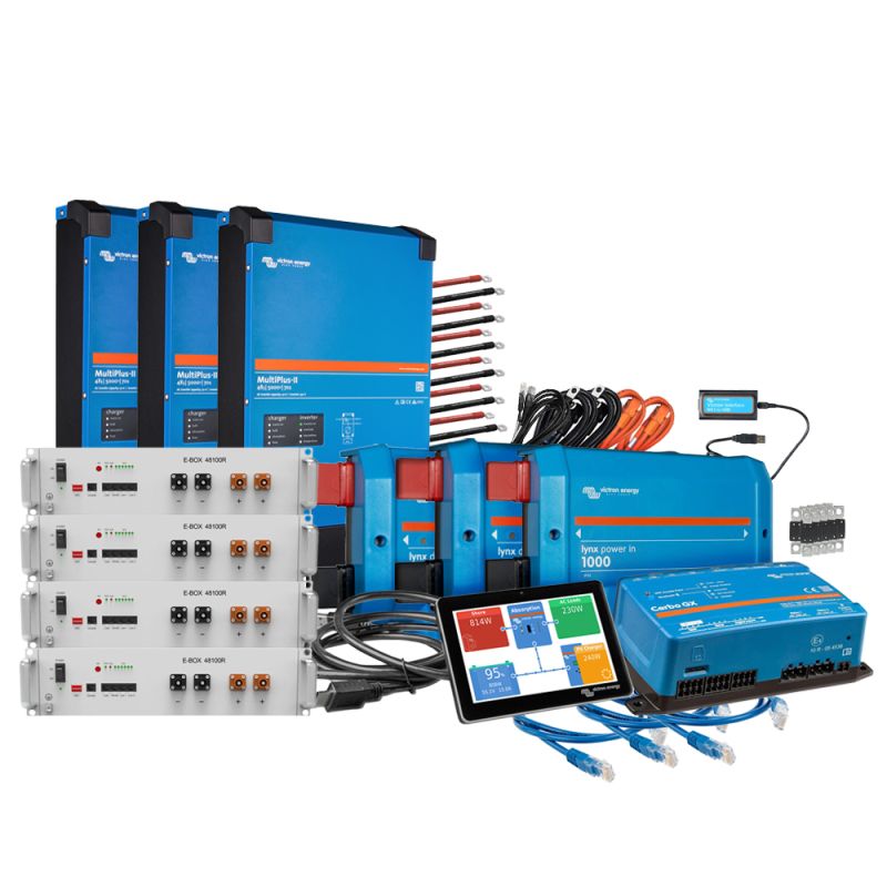 Offgridtec Backup-Kit Nachrüstsatz 20,5kWh mit Pytes 48100R-TE+ Akku Victron MultiPlus-II 48/5000 3-phasig