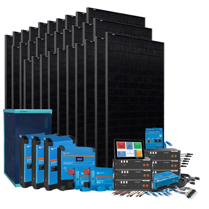 Offgridtec HomePremium M USV Solaranlage 13500 Wp US3000D 21kWh 3-phasig mit Stromzähler
